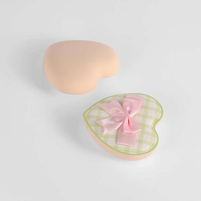 Kiokii Peach Soft Sponge Makeup Powder Puffs Set 2pcs