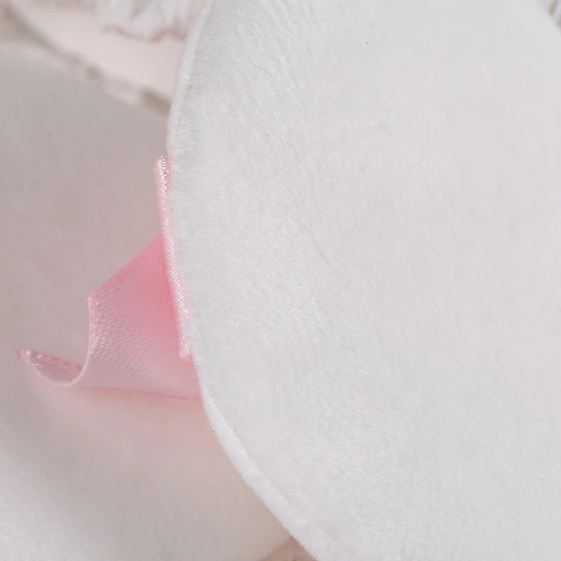Kiokii Pink Satin Bow Powder Puffs  2pcs