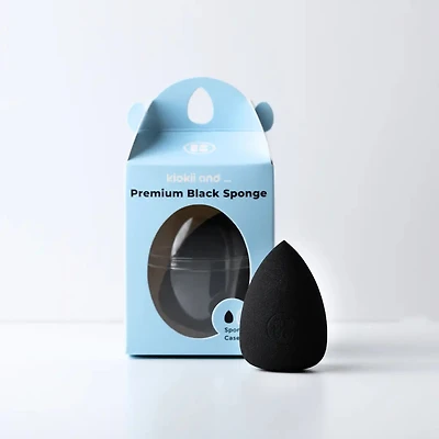 Kiokii Premium Black Makeup Sponge (1pc)
