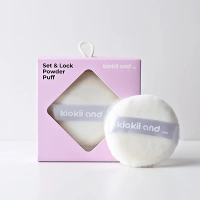 Kiokii Set & Lock Powder Puff 1pcs
