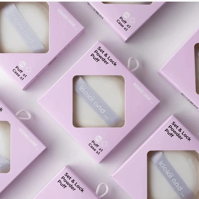 Kiokii Set & Lock Powder Puff 1pcs