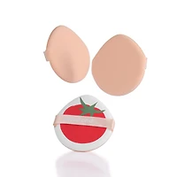 Kiokii Tomato Cat Makeup Puffs Set 3pcs