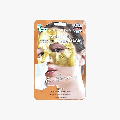 KOCOSTAR Gold Foil Triple Layer Mask 25ml
