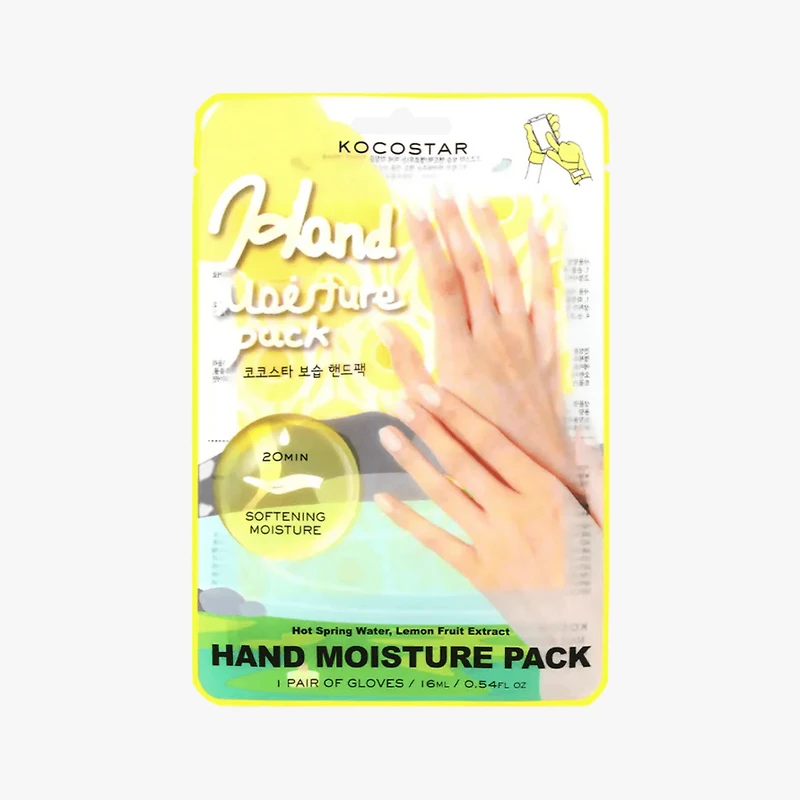 KOCOSTAR Hand Moisture Pack Yellow 1 Pair - Lemon