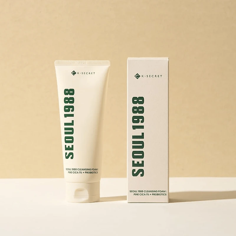 KSECRET SEOUL 1988 Cleansing Foam: Pine Cica 1% + Probiotics 150ml