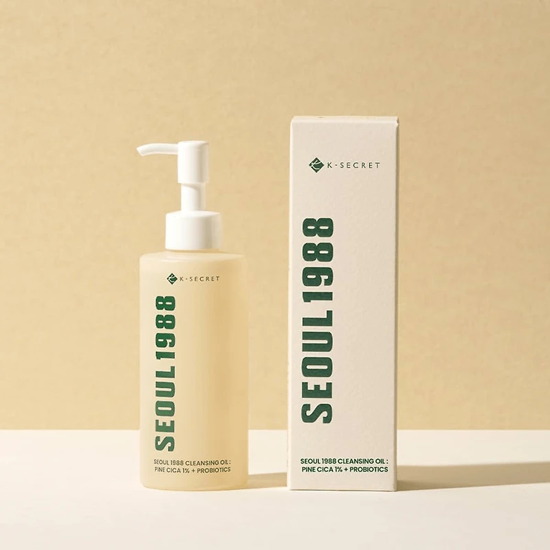 KSECRET SEOUL 1988 Cleansing Oil: Pine Cica 1% + Probiotics 200ml