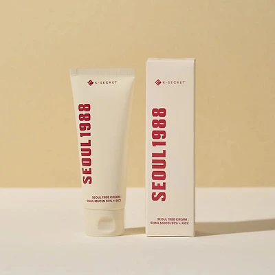 KSECRET SEOUL 1988 Cream: Snail Mucin 93% + Rice 100ml