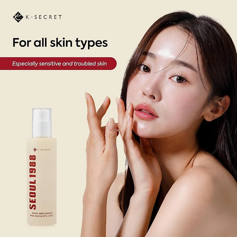 KSECRET SEOUL 1988 Essence: Snail Mucin 97% + Rice 100ml