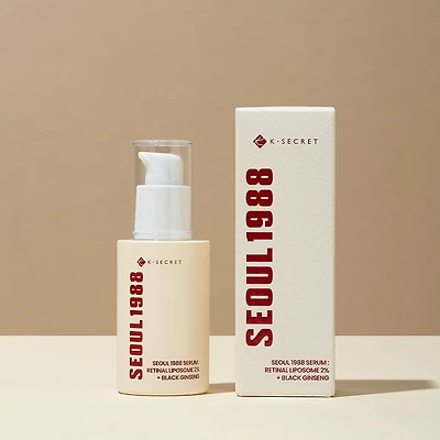 KSECRET SEOUL 1988 Serum: Retinal Liposome 2% + Black Ginseng 30ml