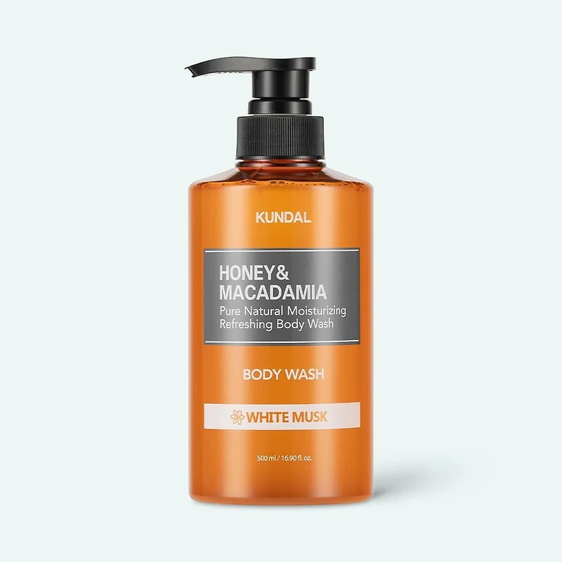 KUNDAL Honey & Macadamia Body Wash 500ml (2 Scents)