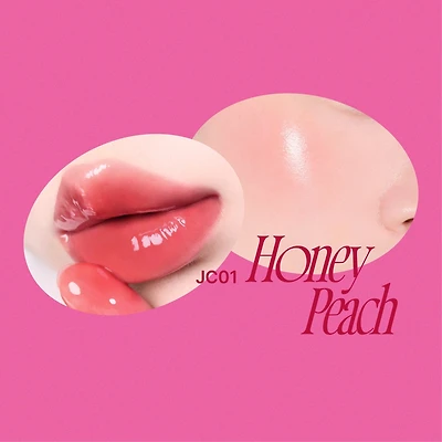 Fwee Lip & Cheek Glowy Jelly Pot + Pendant Keyring (Random Color) Set - 4g (3 Shades)