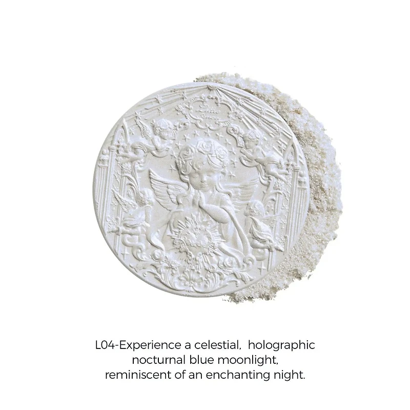Flower Knows Little Angel Embossed Highlighter L04 Moon River