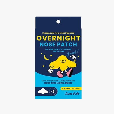 LUNE&BE Overnight Nose Patch 5pcs