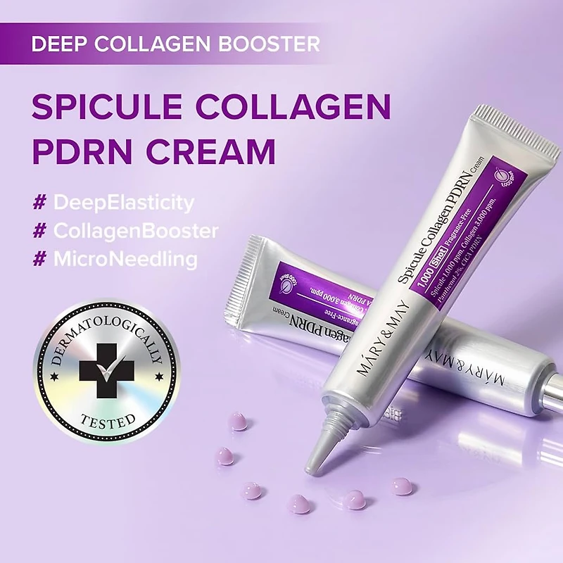 Mary&May Spicule Collagen PDRN Cream 15g