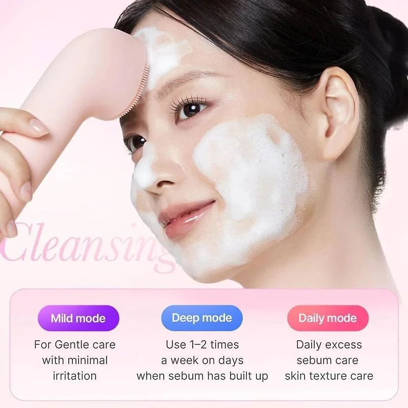Medicube AGE-R Booster Cleanser Head Pink 1pc (Mini Plus Device Not Included)