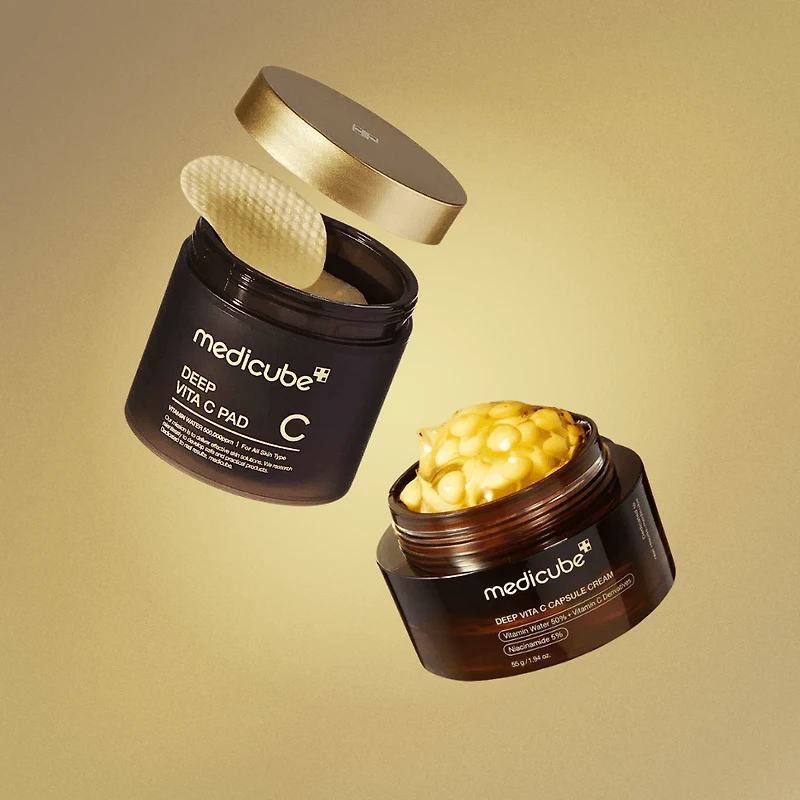 Medicube Deep Vita C Pad 70pcs + Capsule Cream 55ml