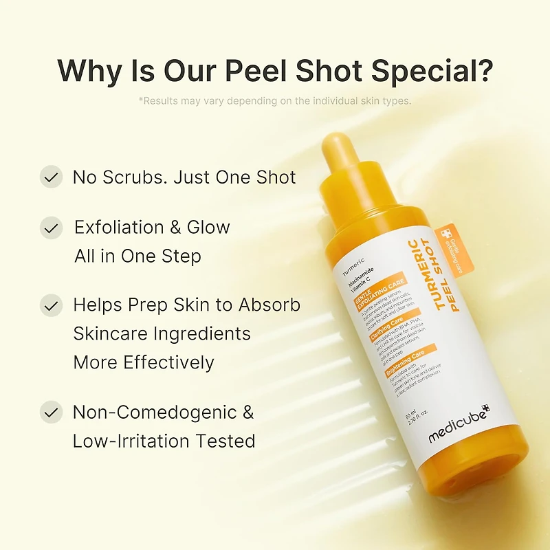 Medicube Kojic Acid Turmeric Peel Shot 80ml