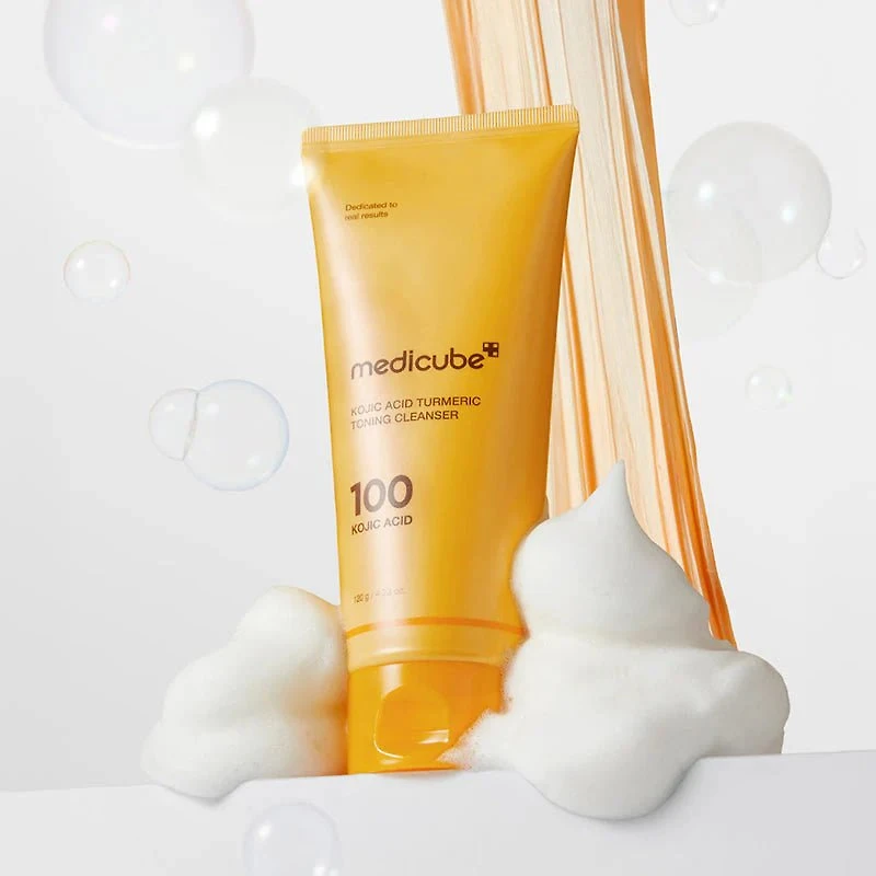 Medicube Kojic Acid Turmeric Toning Cleanser 120g