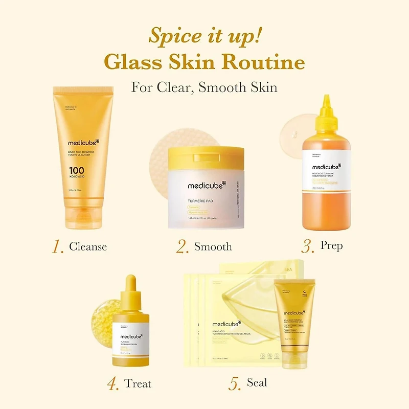 Medicube Kojic Acid Turmeric Toning Cleanser 120g