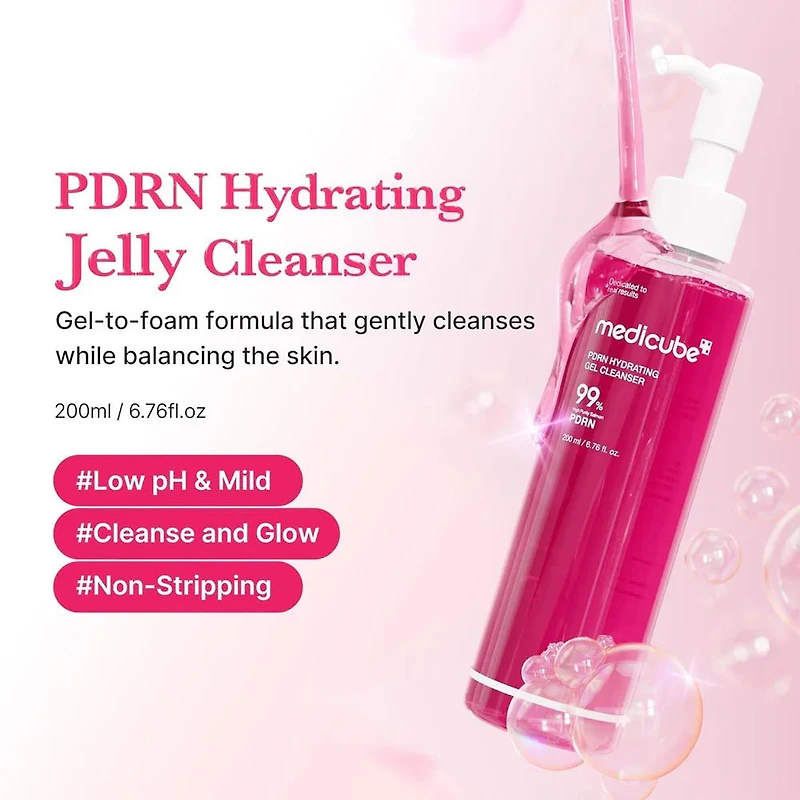 Medicube PDRN Hydrating Gel Cleanser 200ml