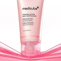 Medicube PDRN Pink Caffeine Night Wrapping Mask 75ml