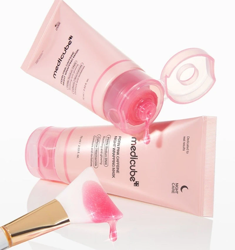 Medicube PDRN Pink Caffeine Night Wrapping Mask 75ml