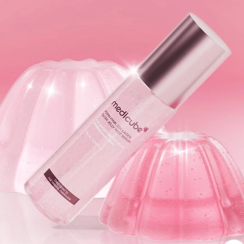 Medicube PDRN Pink Collagen Glow Jelly Mist Serum 100ml