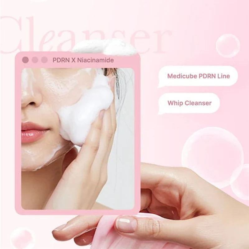 Medicube PDRN Pink Niacinamide Whip Cleanser 120g