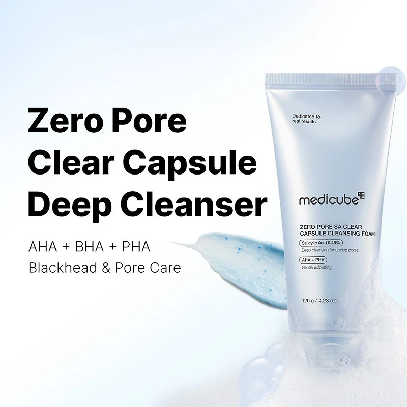 Medicube Zero Pore Clearing Capsule Cleansing Foam 120g