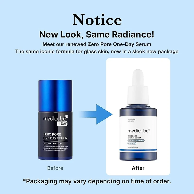 Medicube Zero Pore One Day Peptide Serum 30ml