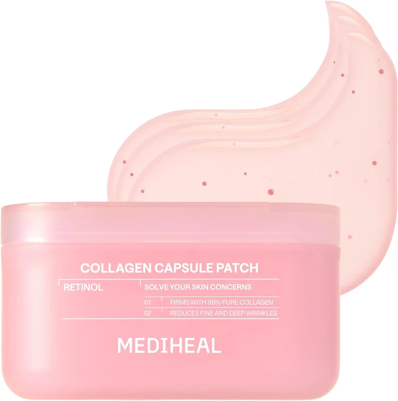 MEDIHEAL Collagen Capsule Patch Retinol Wrinkle Lifting 60pcs