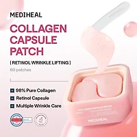 MEDIHEAL Collagen Capsule Patch Retinol Wrinkle Lifting 60pcs