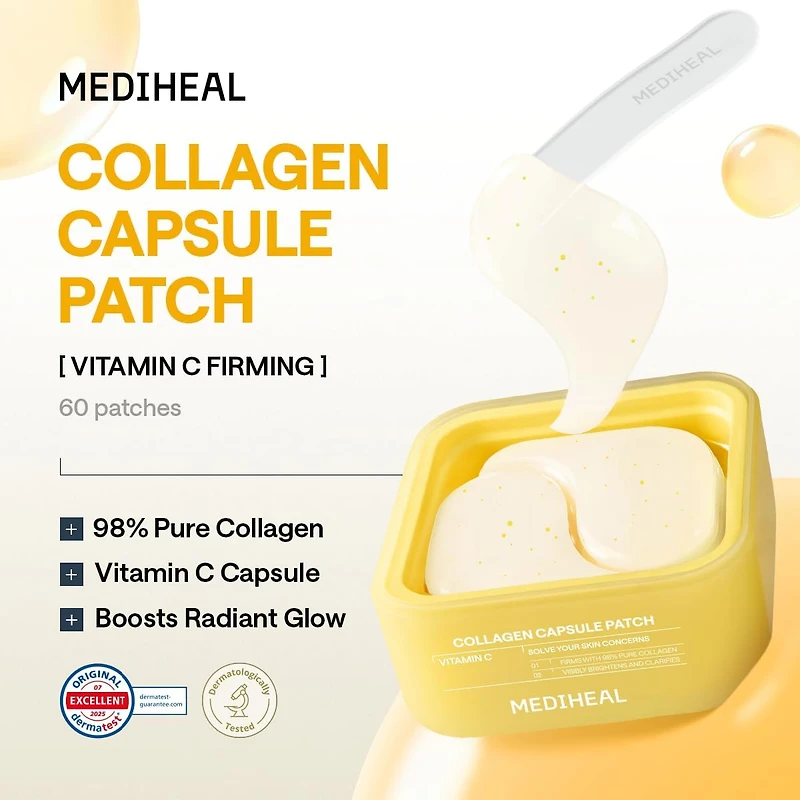 MEDIHEAL Collagen Capsule Patch Vitamin C Firm Brightening 60pcs