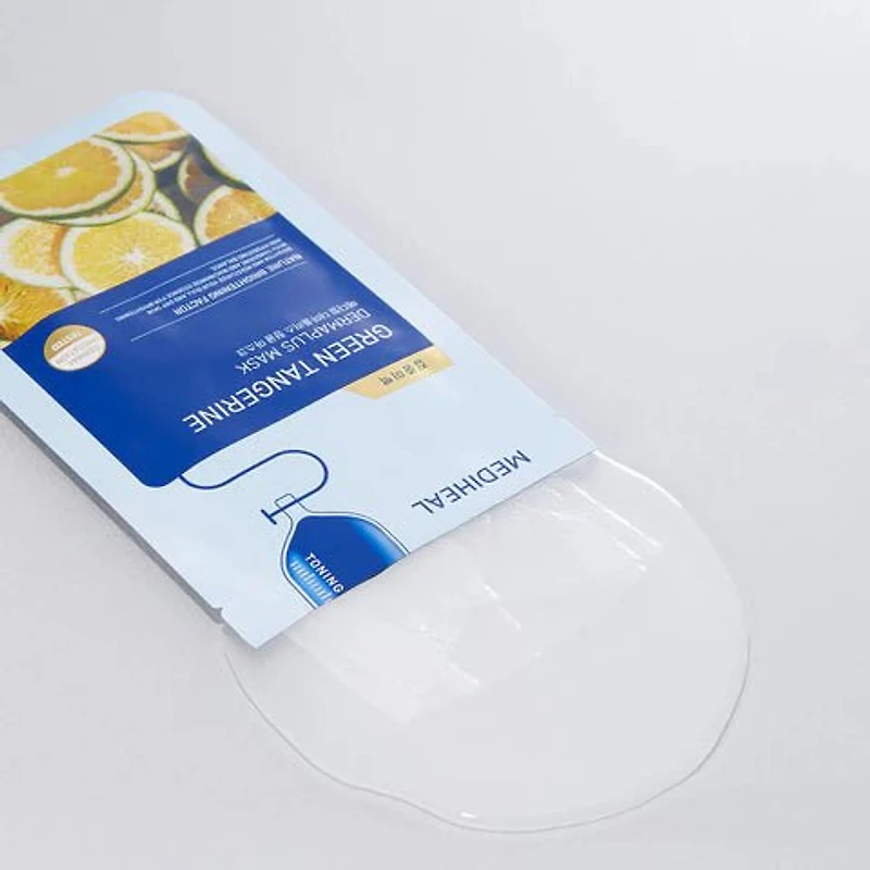 MEDIHEAL Dermaplus Green Tangerine Mask 10pcs