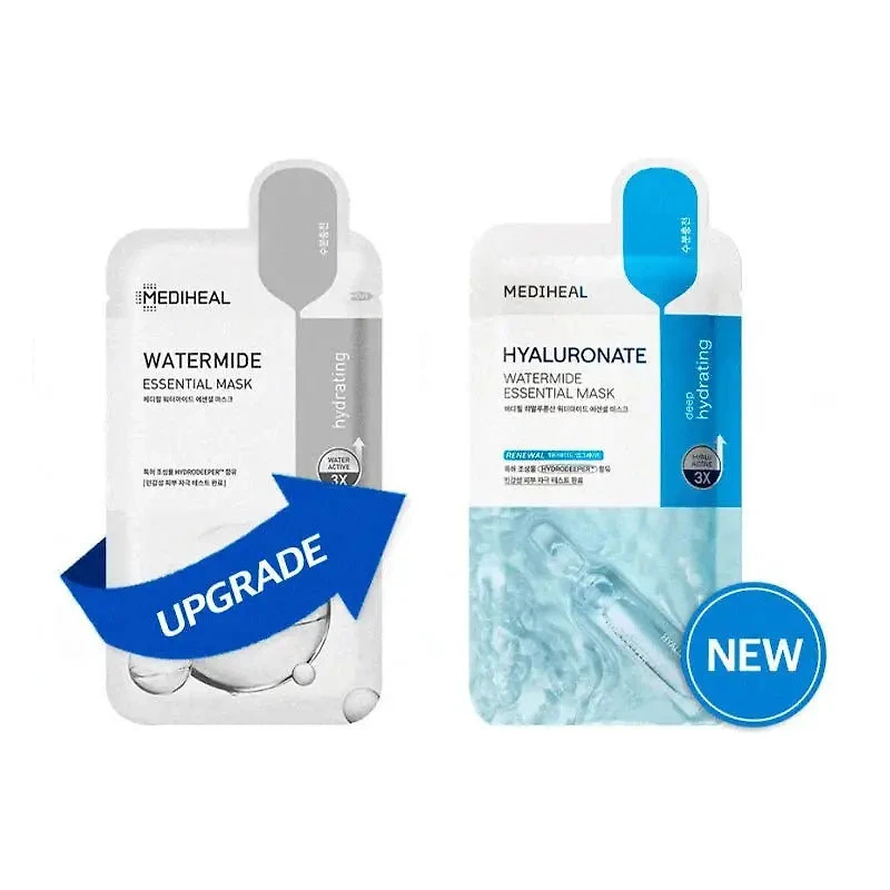 MEDIHEAL Hyaluronate Watermide Essential Mask (10pcs)