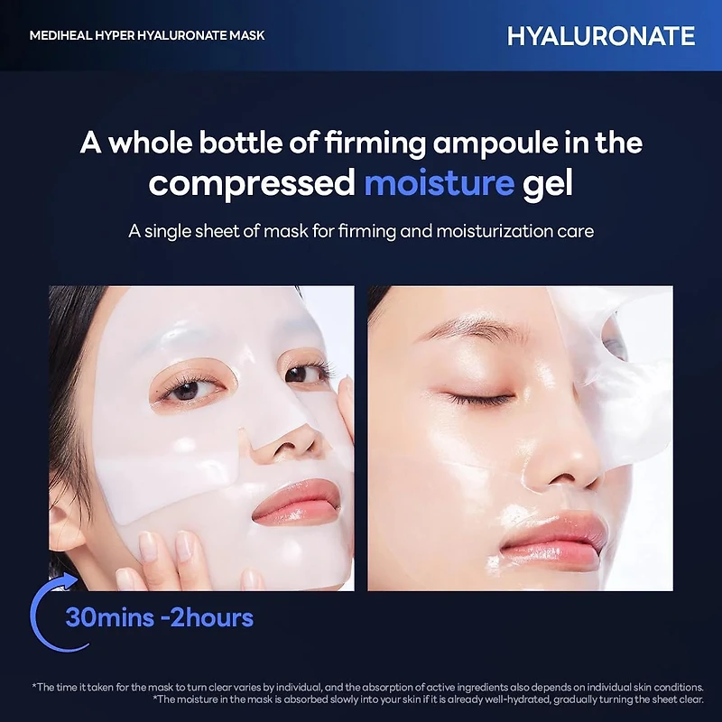 MEDIHEAL Hyper Hyaluronate Mask (4pcs)
