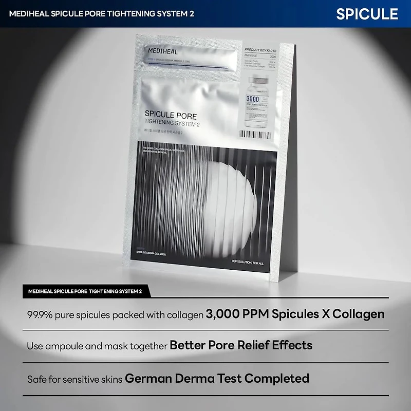 MEDIHEAL Spicule Pore Tightening System 1 Mask (4pcs)