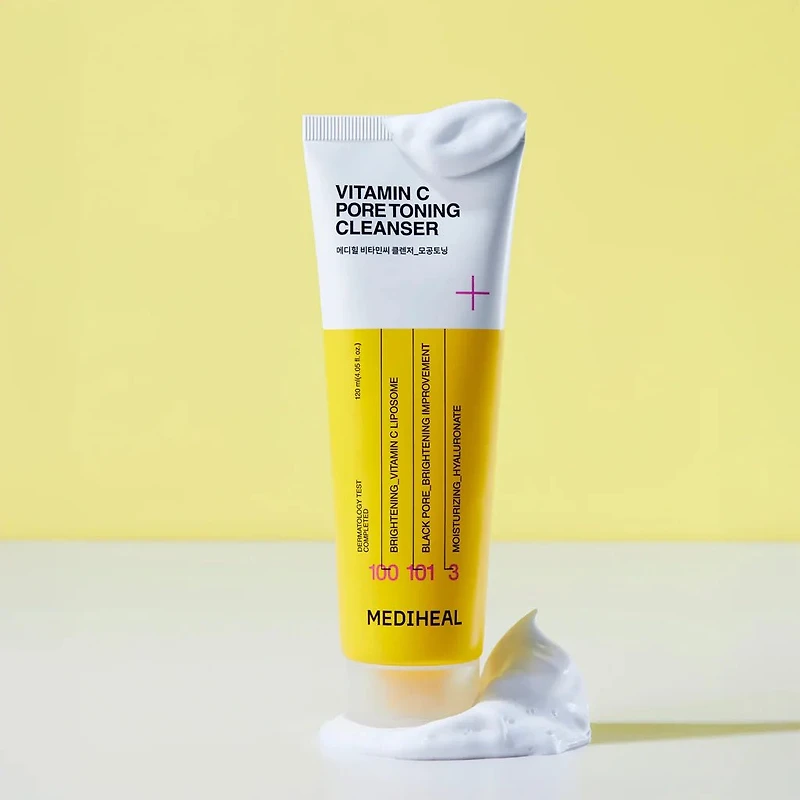 MEDIHEAL Vitamin C Pore Toning Cleanser 120ml
