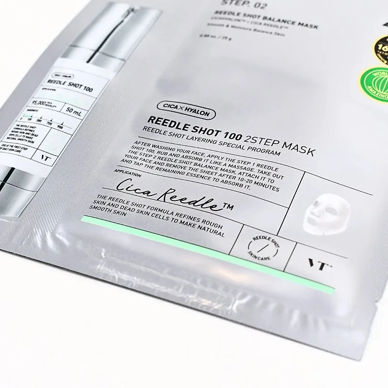 VT Cosmetics Mild Reedle Shot 100 2-Step Mask 1pc