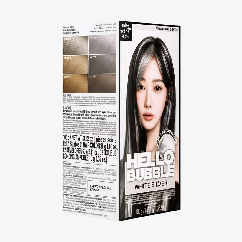 MISE EN SCENE Hello Bubble 11WS White Silver 2025
