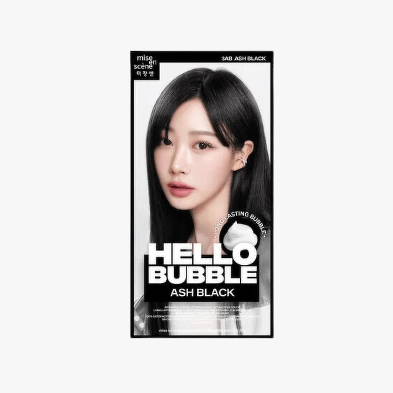 MISE EN SCENE Hello Bubble 3AB Ash Black 2025 (Aespa-Giselle) 100g