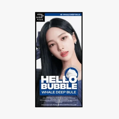 MISE EN SCENE Hello Bubble 4B Whale Deep Blue 2025 (Karina-Aespa) 100g