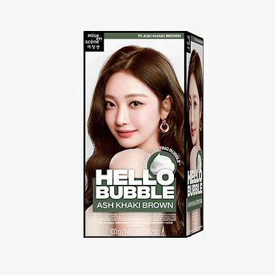 MISE EN SCENE Hello Bubble 7K Ash Khaki Brown 2025 (Aespa-Ningning