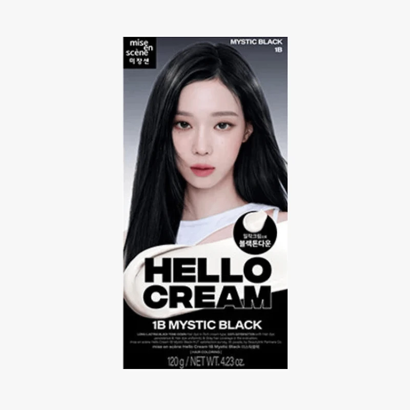 MISE EN SCENE Hello Cream Double Cover 1MB Mystic Black 120g