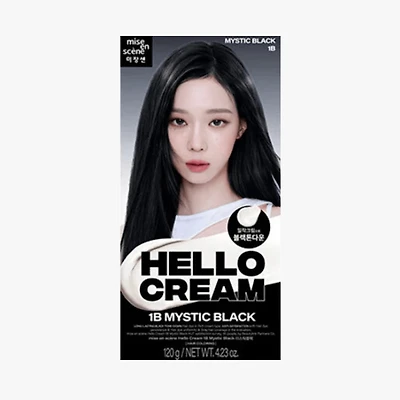 MISE EN SCENE Hello Cream Double Cover 1MB Mystic Black 120g