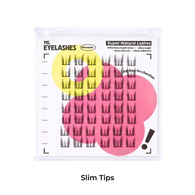Ms.Lashes Allure Cluster Lashes -Slim Tip