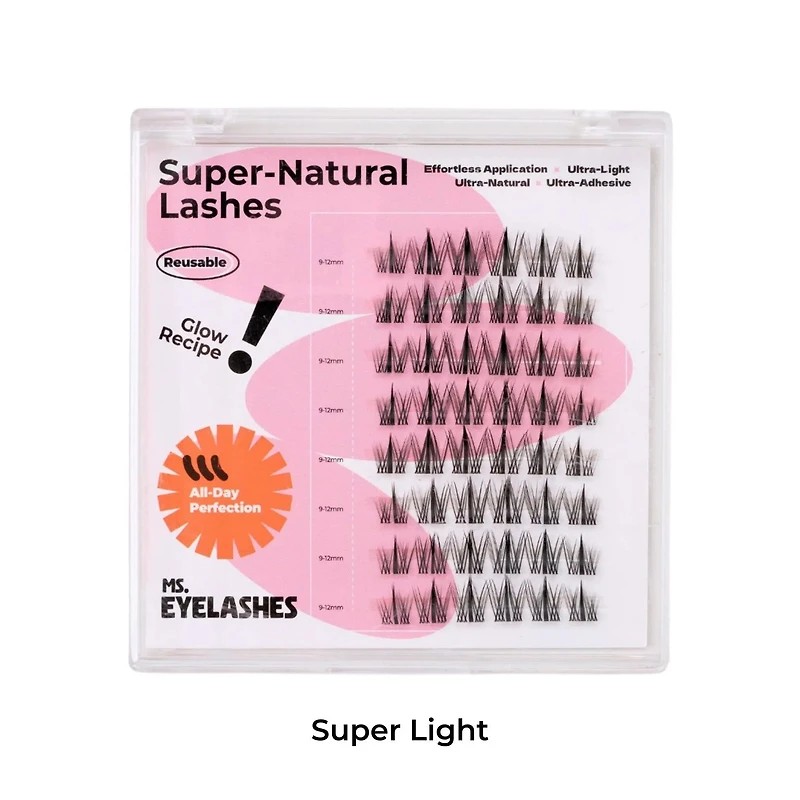 Ms.Lashes Cluster Lashes - Super Light