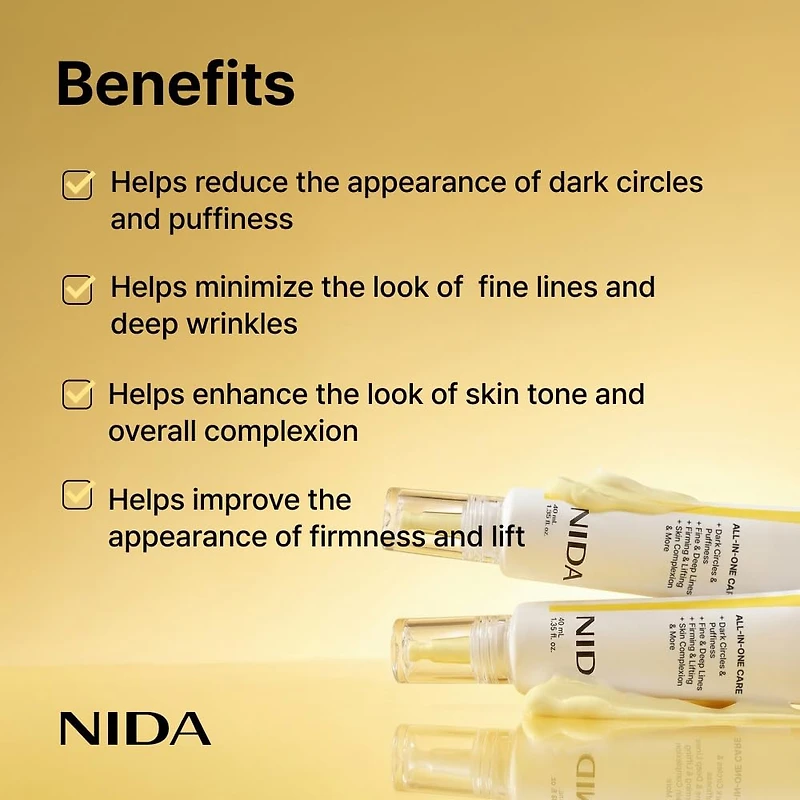 NIDA Revive Eye Cream For Face And Neck 40ml