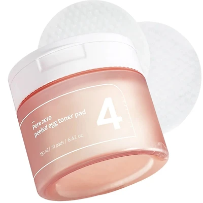 Numbuzin No.4 Pore Zero Peeled Egg Toner Pad 70pcs