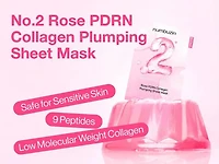 Numbuzin No 2 Rose PDRN Collagen Plumping Sheet Mask 5pcs